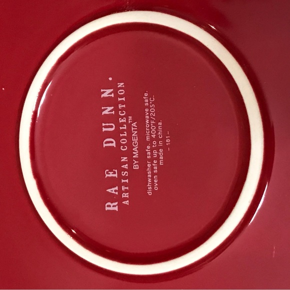 RAE DUNN Elongated HO HO HO Christmas Pie Plate - Picture 5 of 6